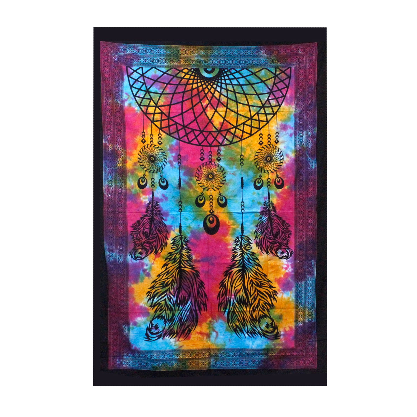 Couvre-lit ou Tenture murale en coton - Attrape-rêves (2 tailles)