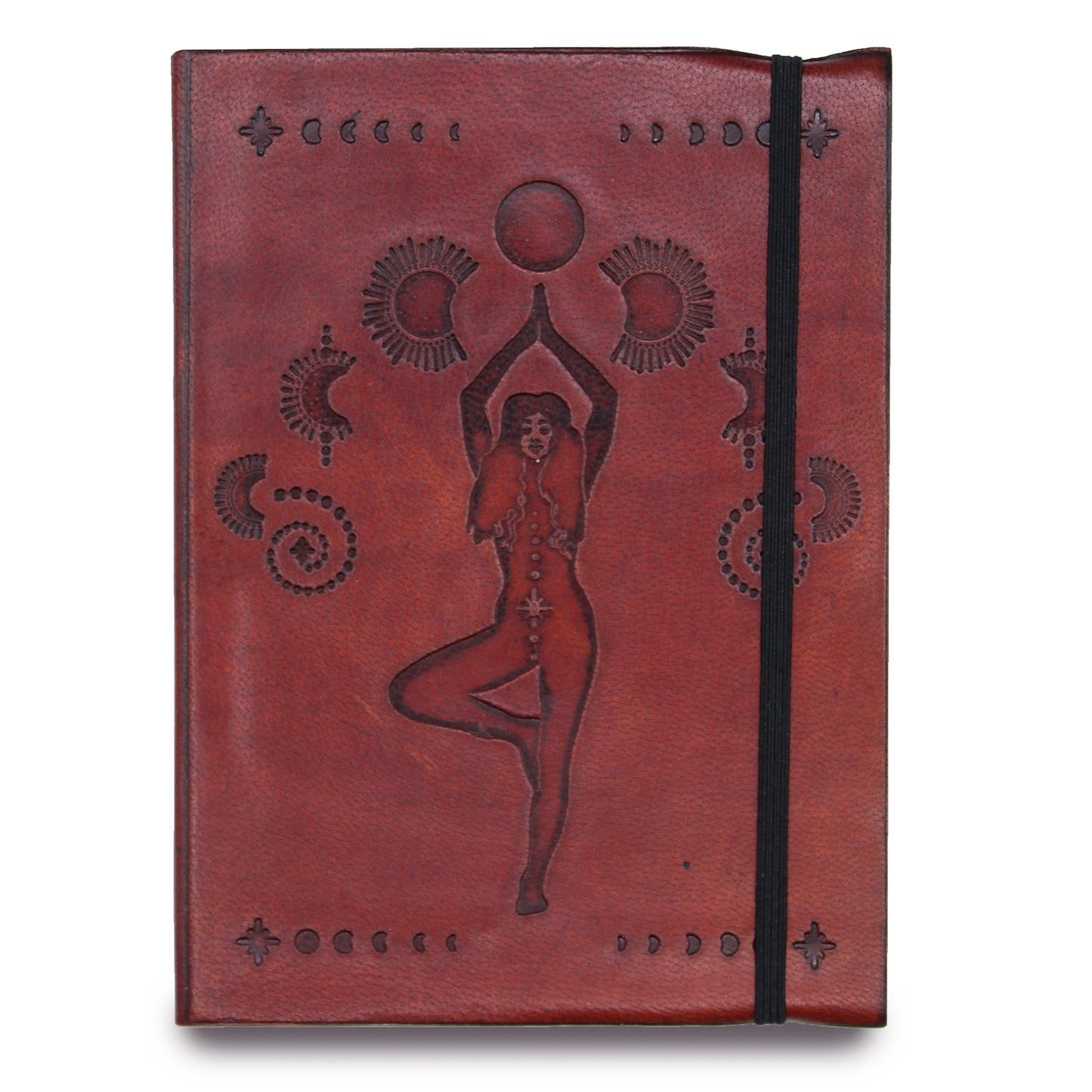 Carnets en cuir tanné avec bandoulière