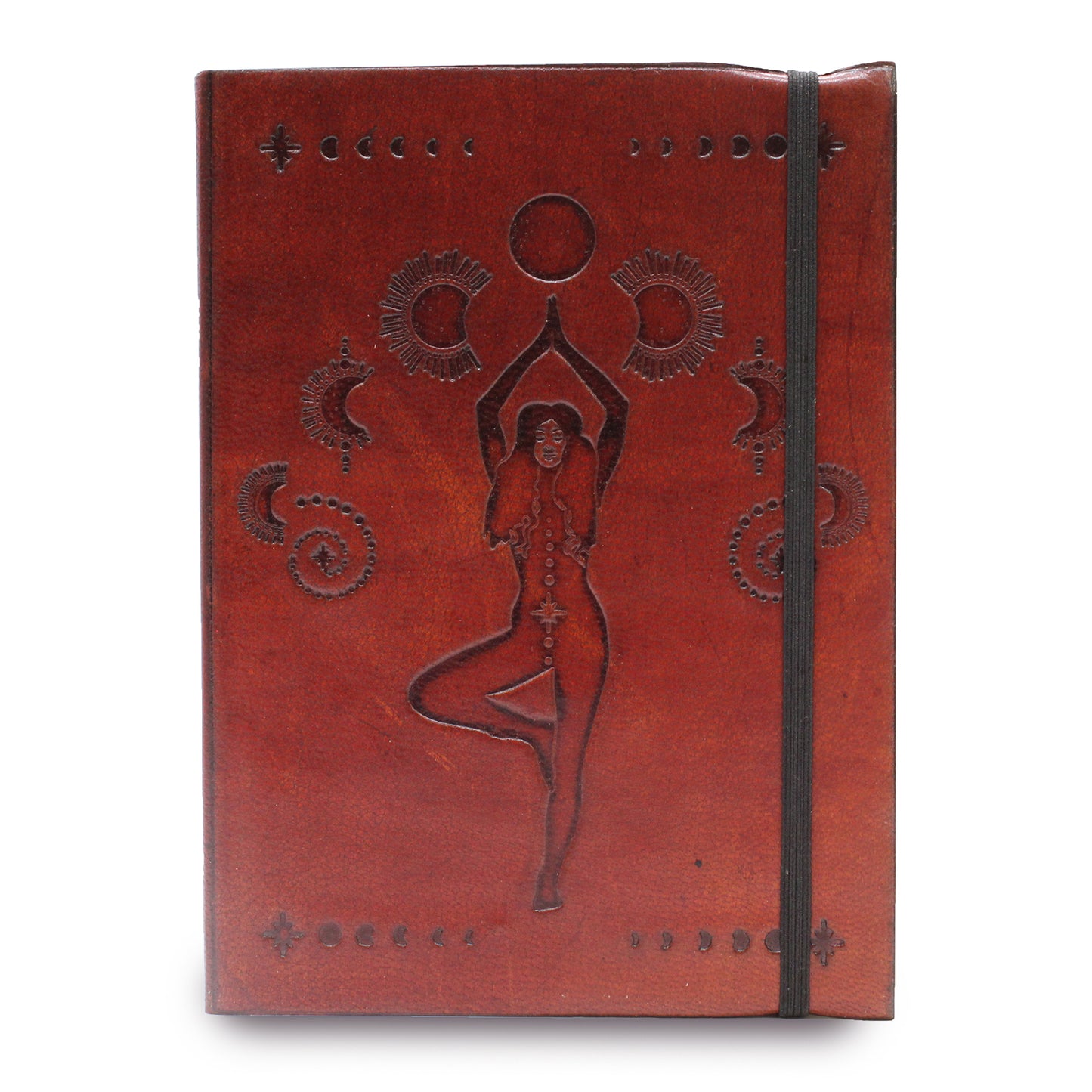 Carnets en cuir tanné avec bandoulière