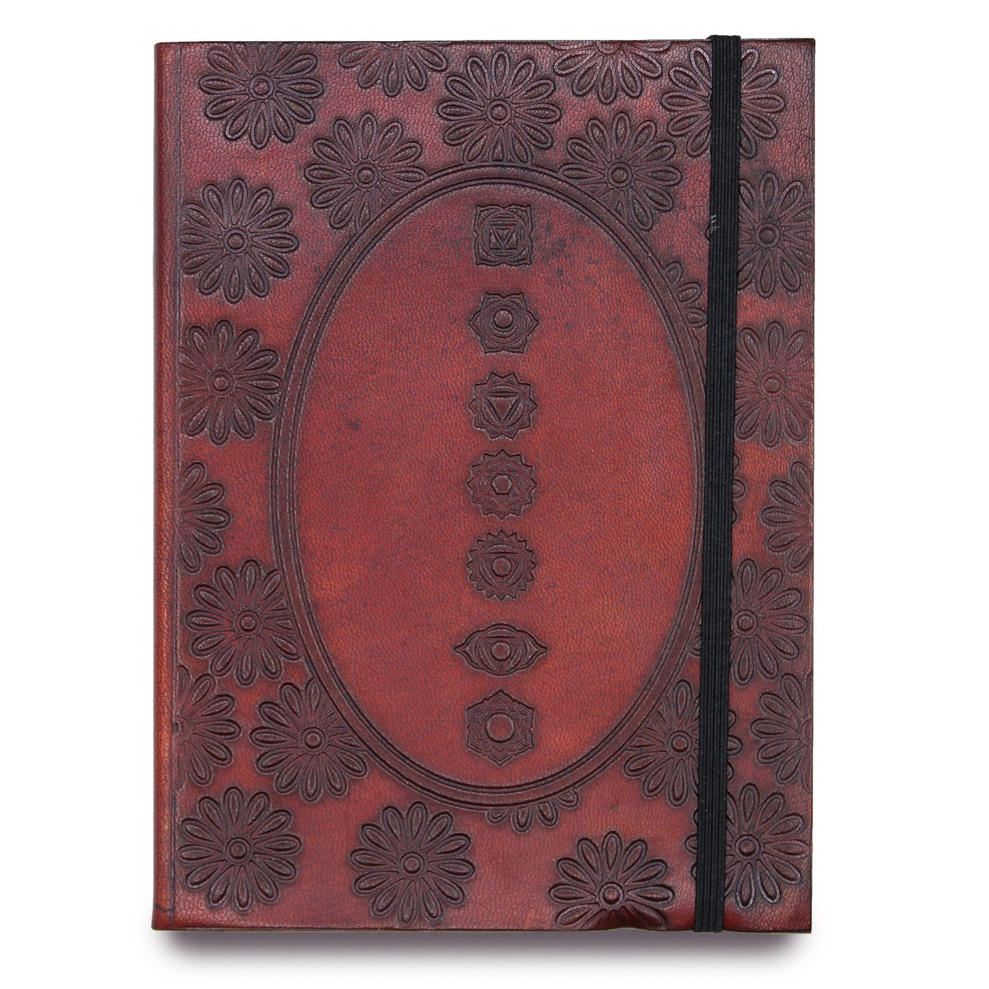 Carnets en cuir tanné avec bandoulière