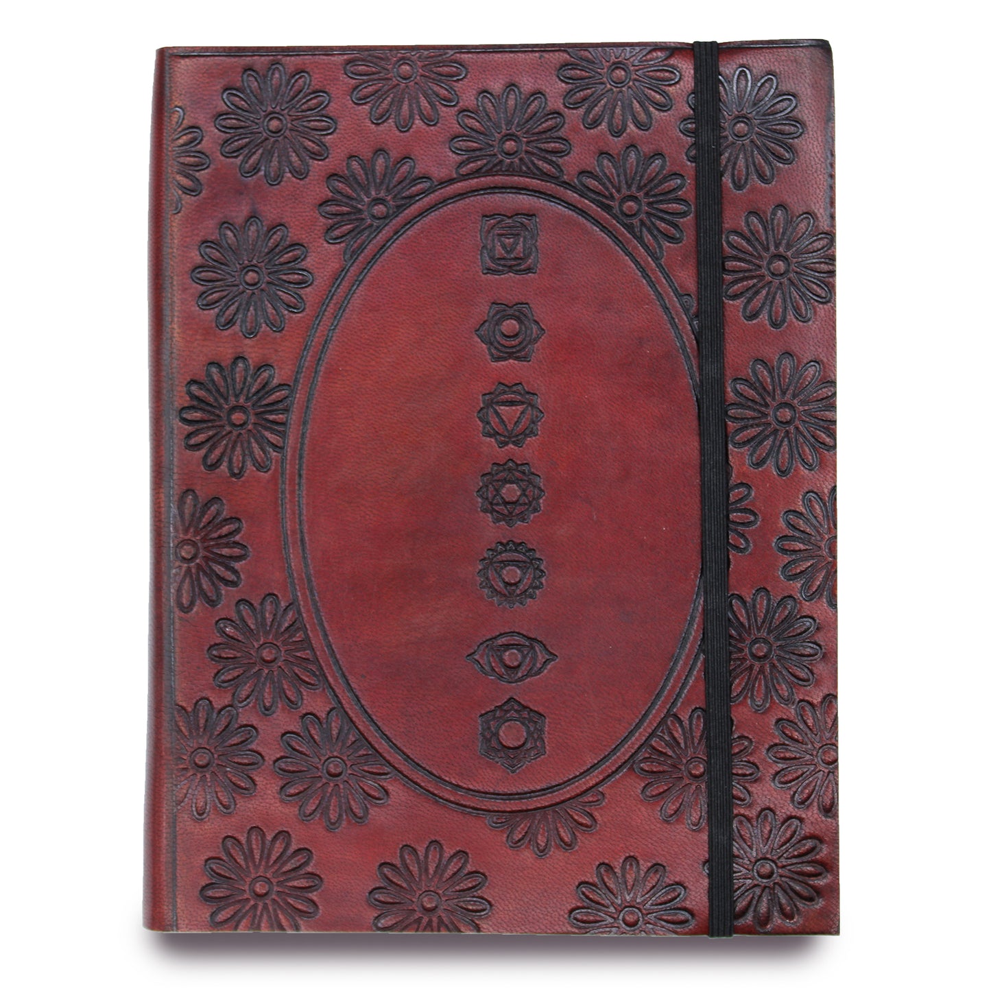 Carnets en cuir tanné avec bandoulière
