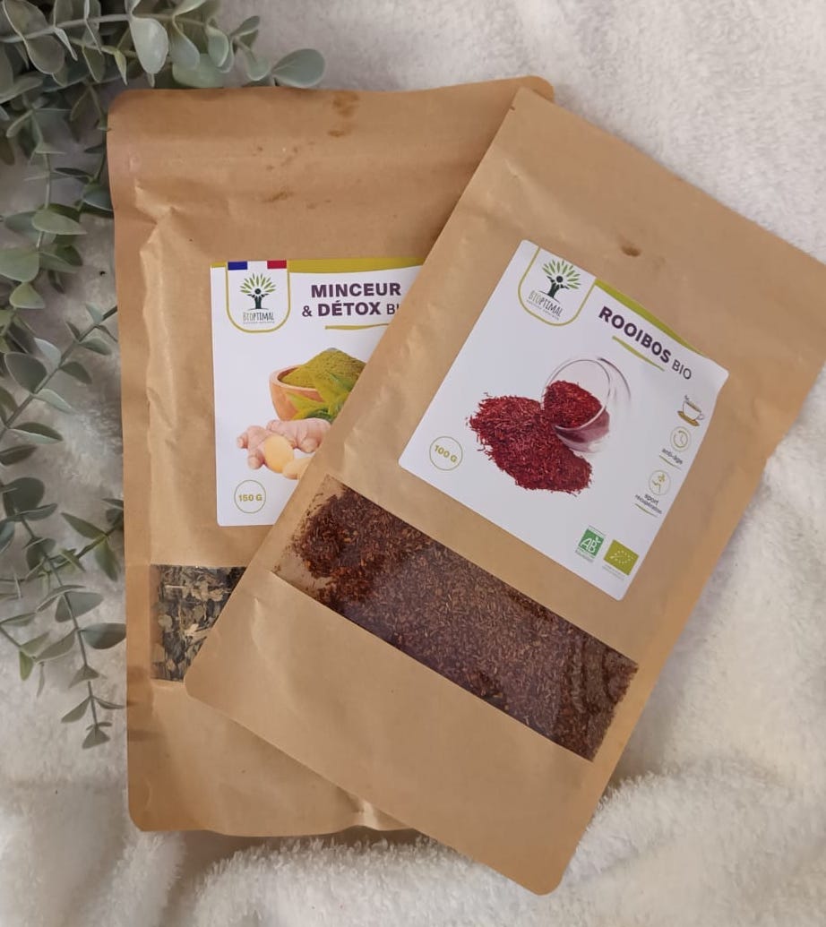 Lot thé brûleur de graisse + thé anti-stress relaxant