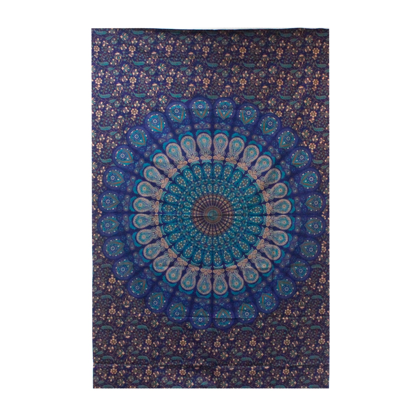 Couvre-lit ou Tenture murale en coton - Mandala classique (2 tailles)