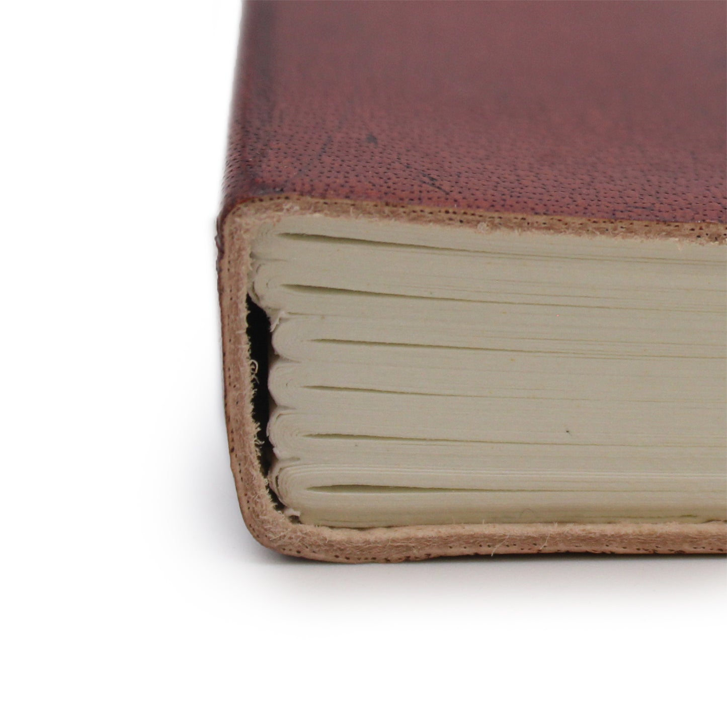 Carnets en cuir tanné avec bandoulière