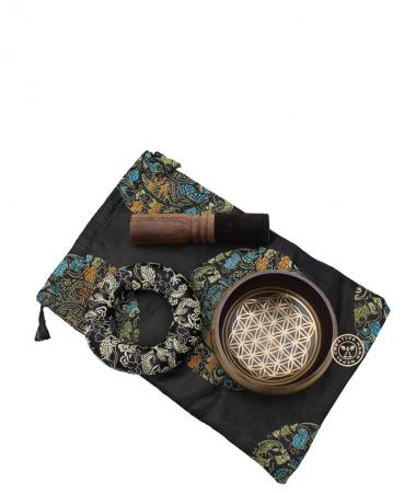 Ensemble de Bols chantants tibétains au choix – FLEUR DE LOTUS - FLEUR DE VIE - YOGA OM
