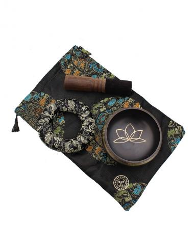 Ensemble de Bols chantants tibétains au choix – FLEUR DE LOTUS - FLEUR DE VIE - YOGA OM