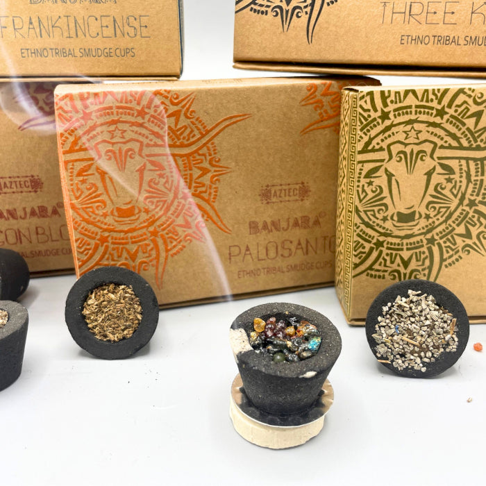 Tasses de résine de Banjana