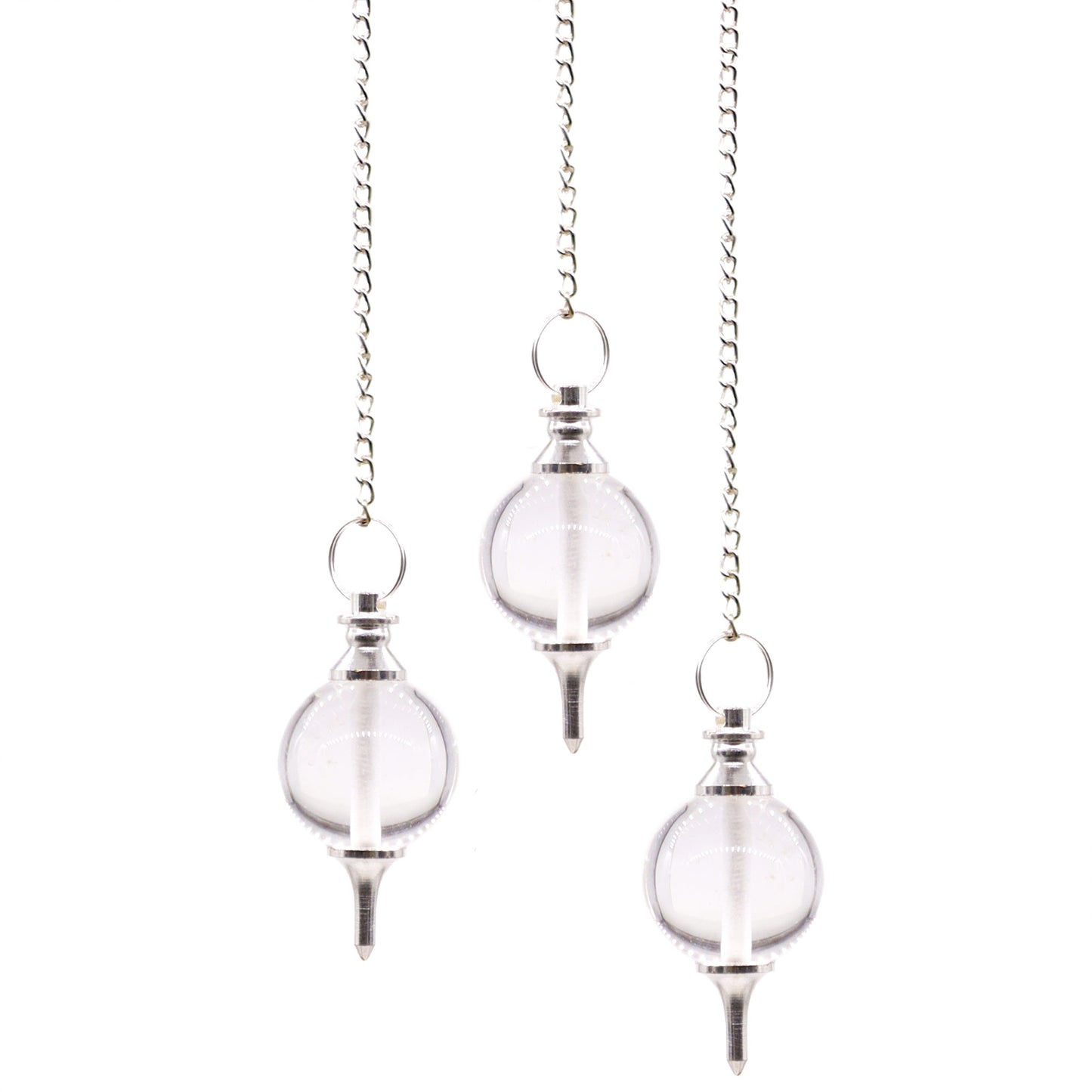 Pendule Sphère - Pierres semi-précieuses (plusieurs variantes)