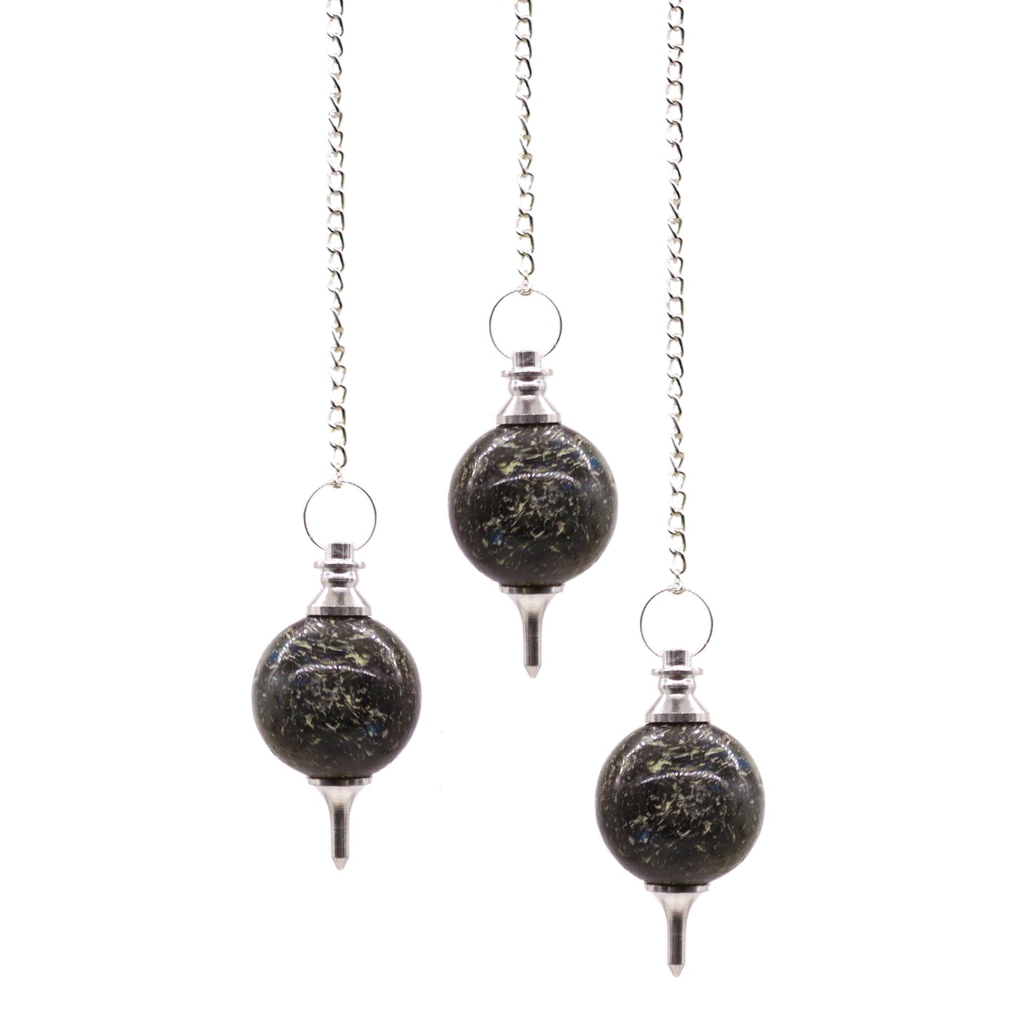 Pendule Sphère - Pierres semi-précieuses (plusieurs variantes)