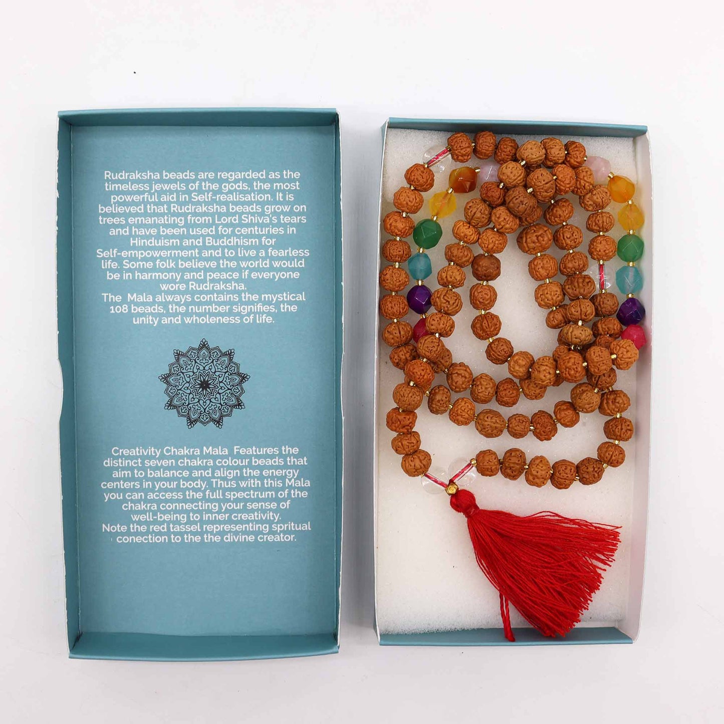 Collier Bali Mala - Chakra de la Créativité