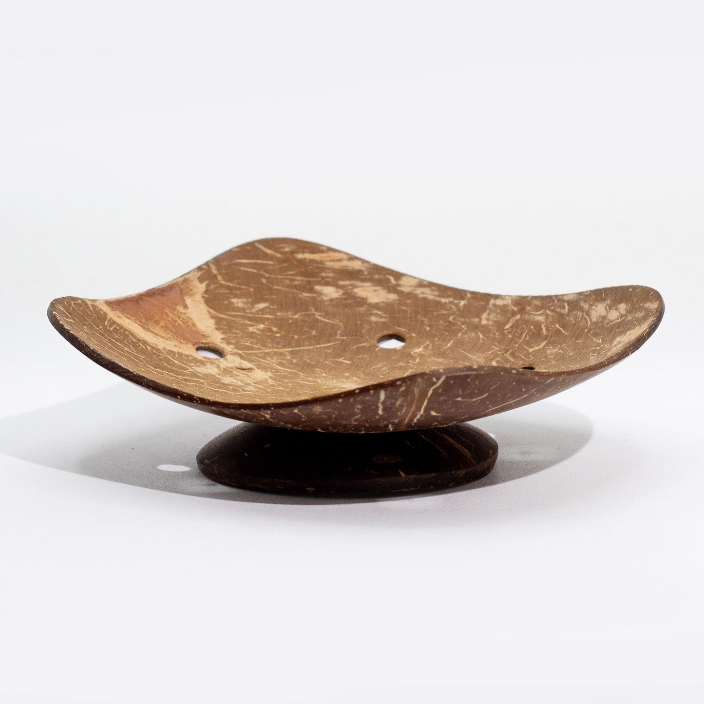 Porte-savon naturel en noix de coco - Carré - 11 cm
