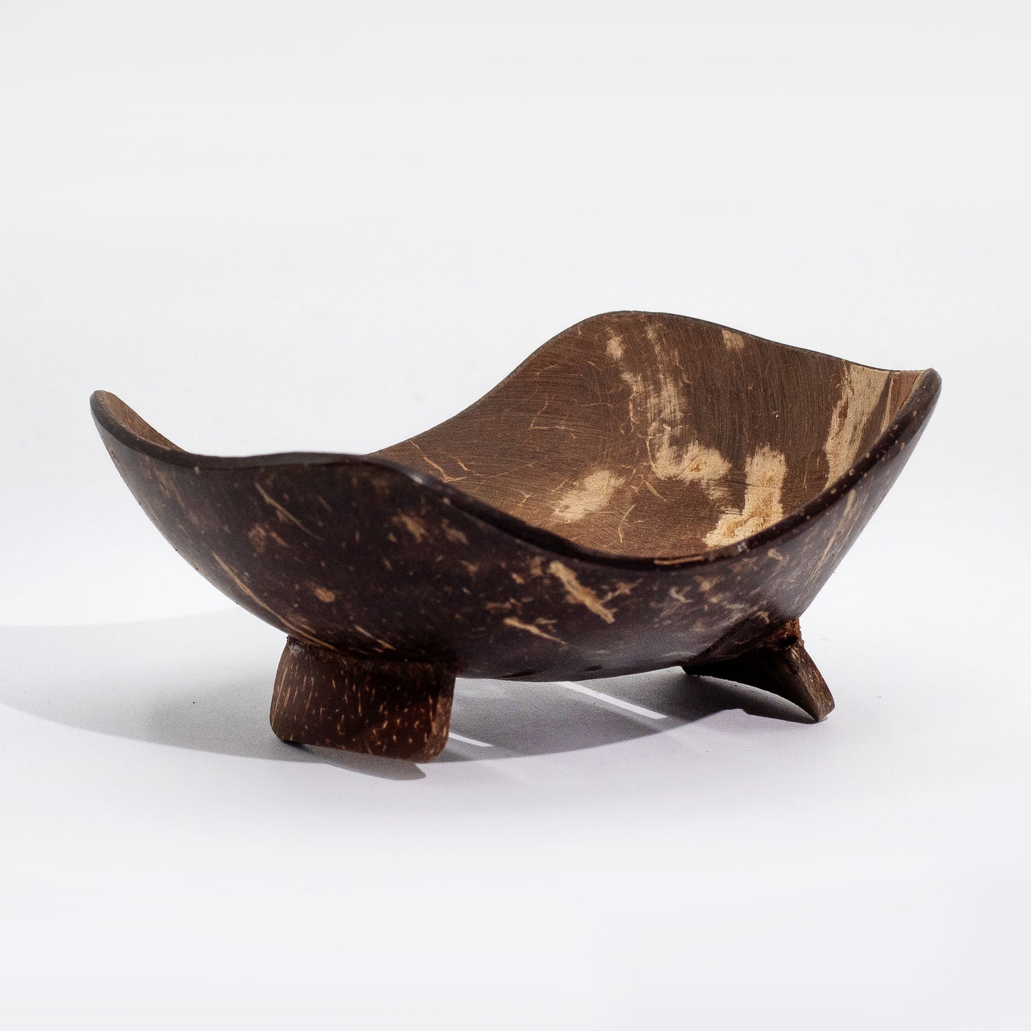 Porte-savon naturel en noix de coco - Ovale - 11 cm