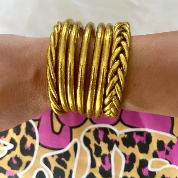 Bracelet Jonc Bouddhiste Thaïlandais Tressé (plusieurs variantes)