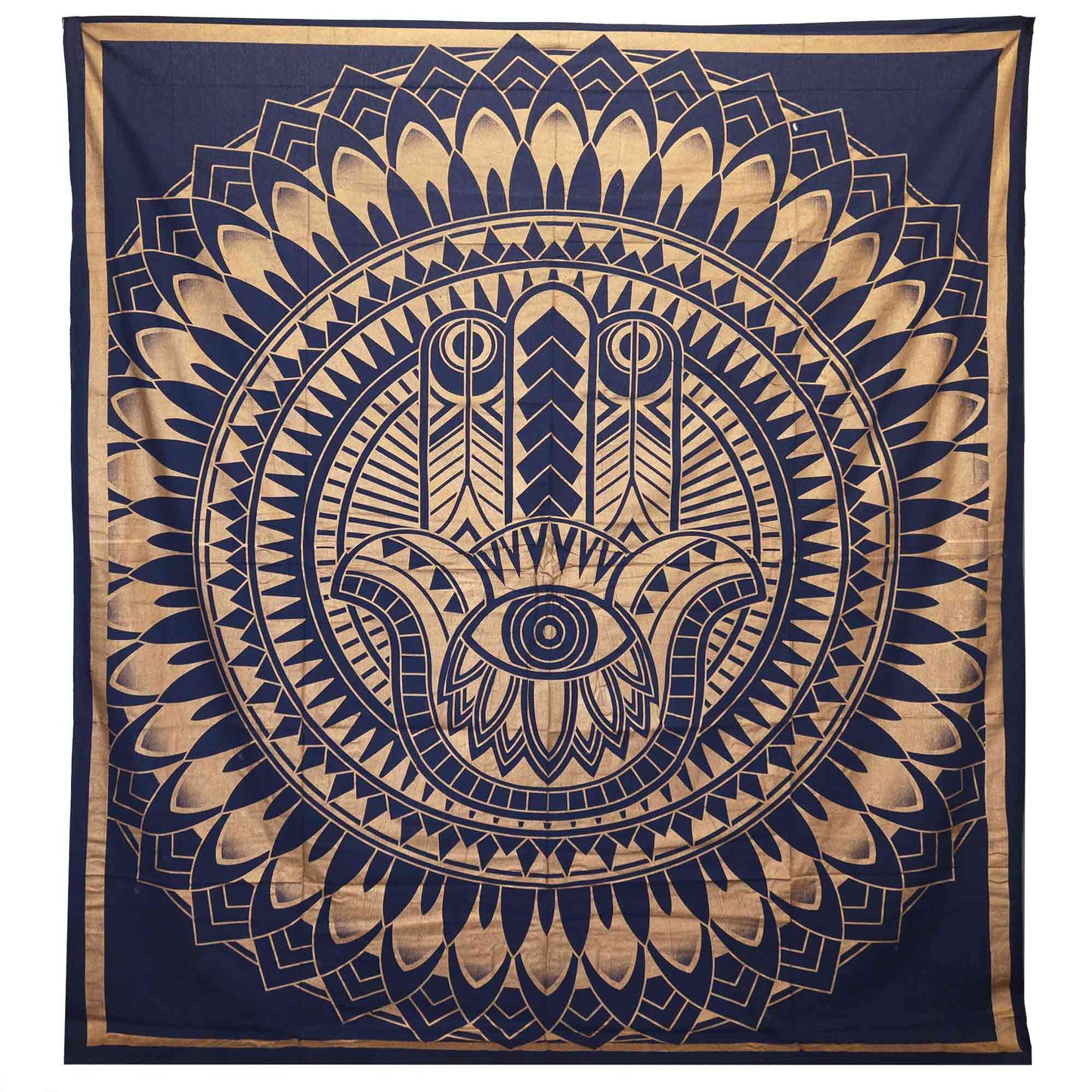 Couvre-lit ou Tenture murale en coton - Main de Fatma - (200x230 cm)