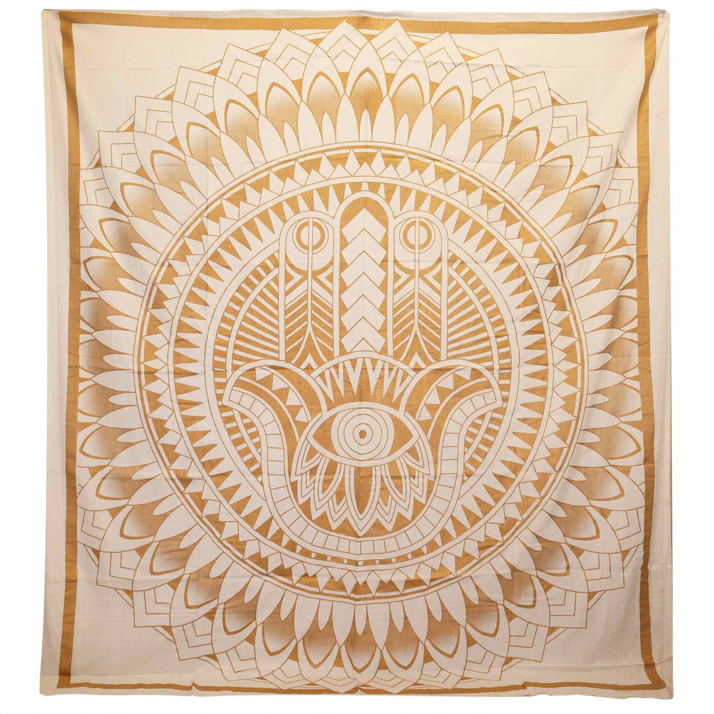 Couvre-lit ou Tenture murale en coton - Main de Fatma - (200x230 cm)