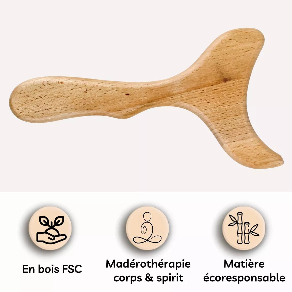 Masseur en bois Madérothérapie Maryse - Massage relaxant et stimulant
