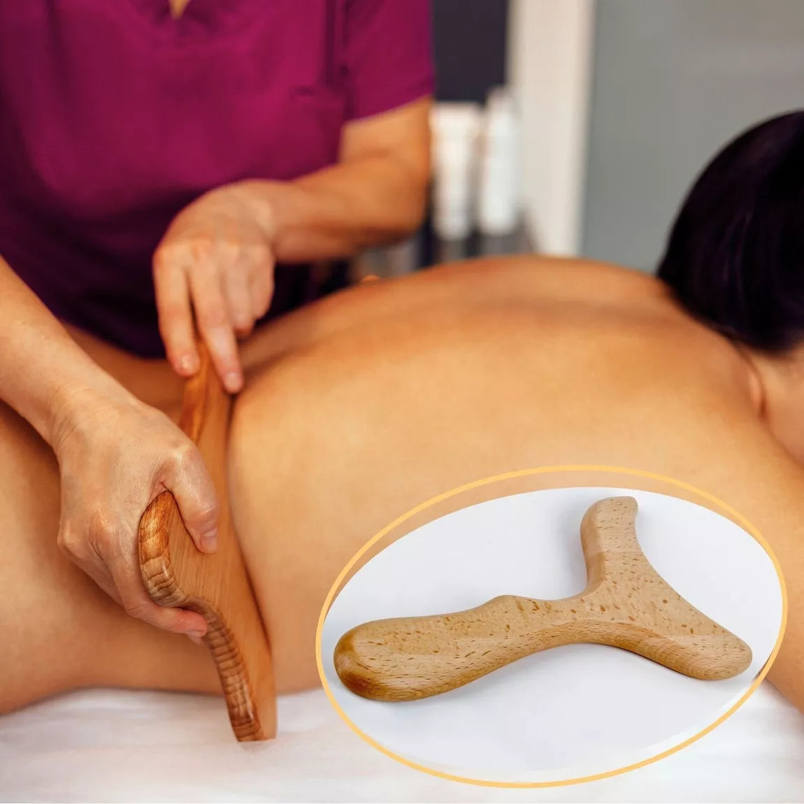 Masseur en bois Madérothérapie Maryse - Massage relaxant et stimulant
