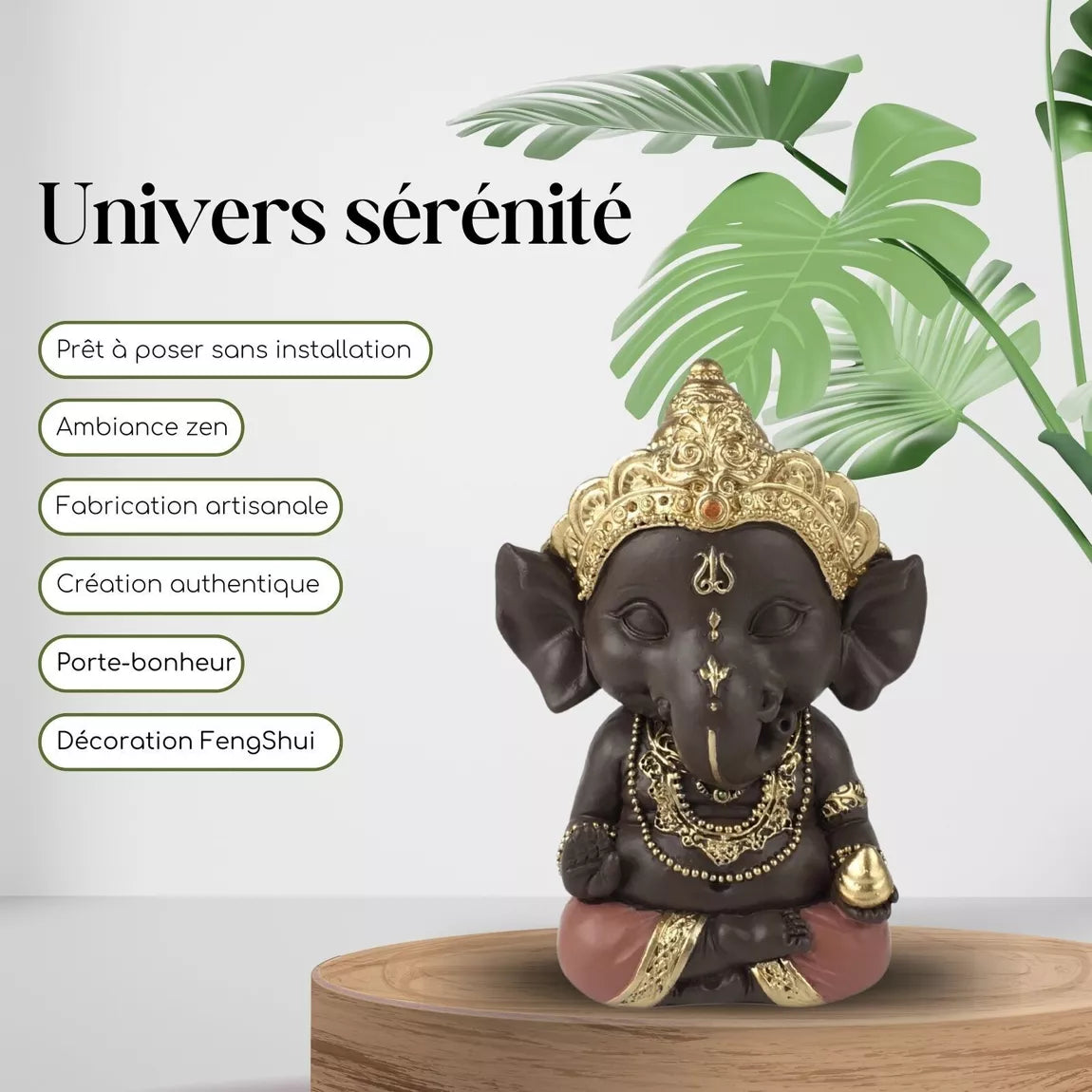 Statuette Ganesh 3 (8x6x11,5 cm)