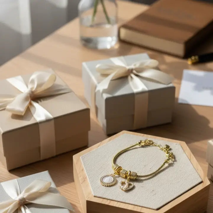 Bracelet Cœur de Perles Vierge de Guadalupe – Plaqué Or 18K