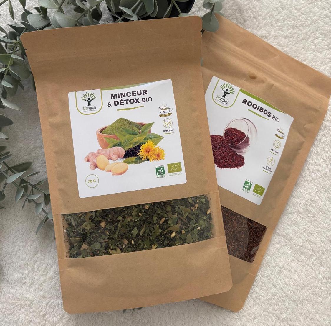 Lot thé brûleur de graisse + thé anti-stress relaxant