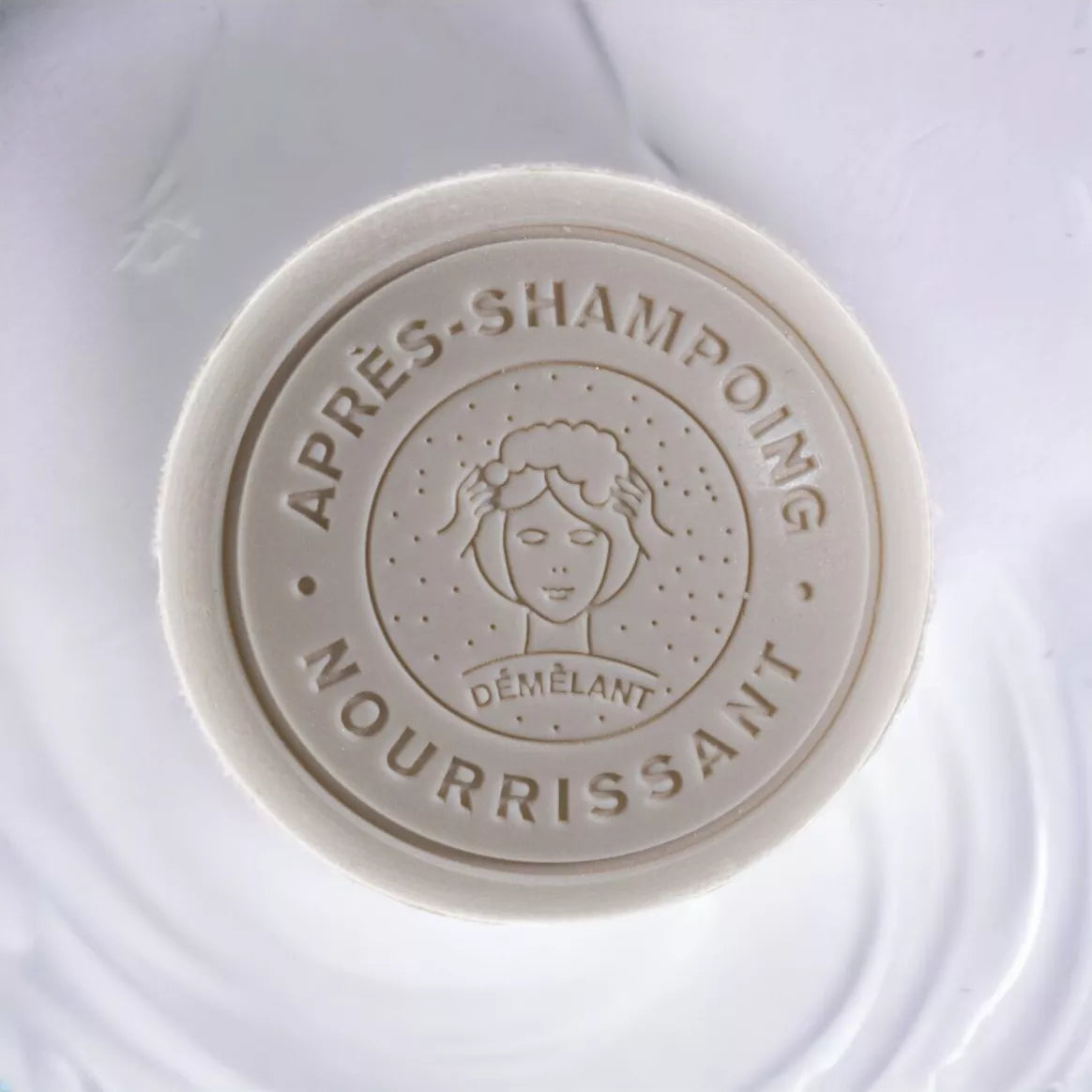 Après-shampooing solide nourrissant au lait d'ânesse bio – Tous cheveux