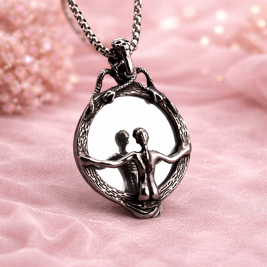 Collier "Face à soi" - Miroir magique de l'âme & transformation
