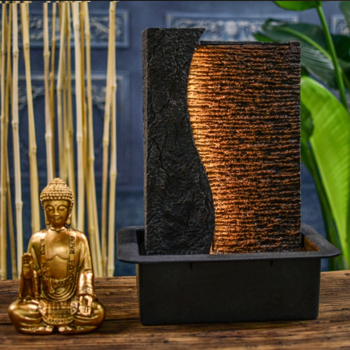 Fontaine Bouddha Jati (40 cm)