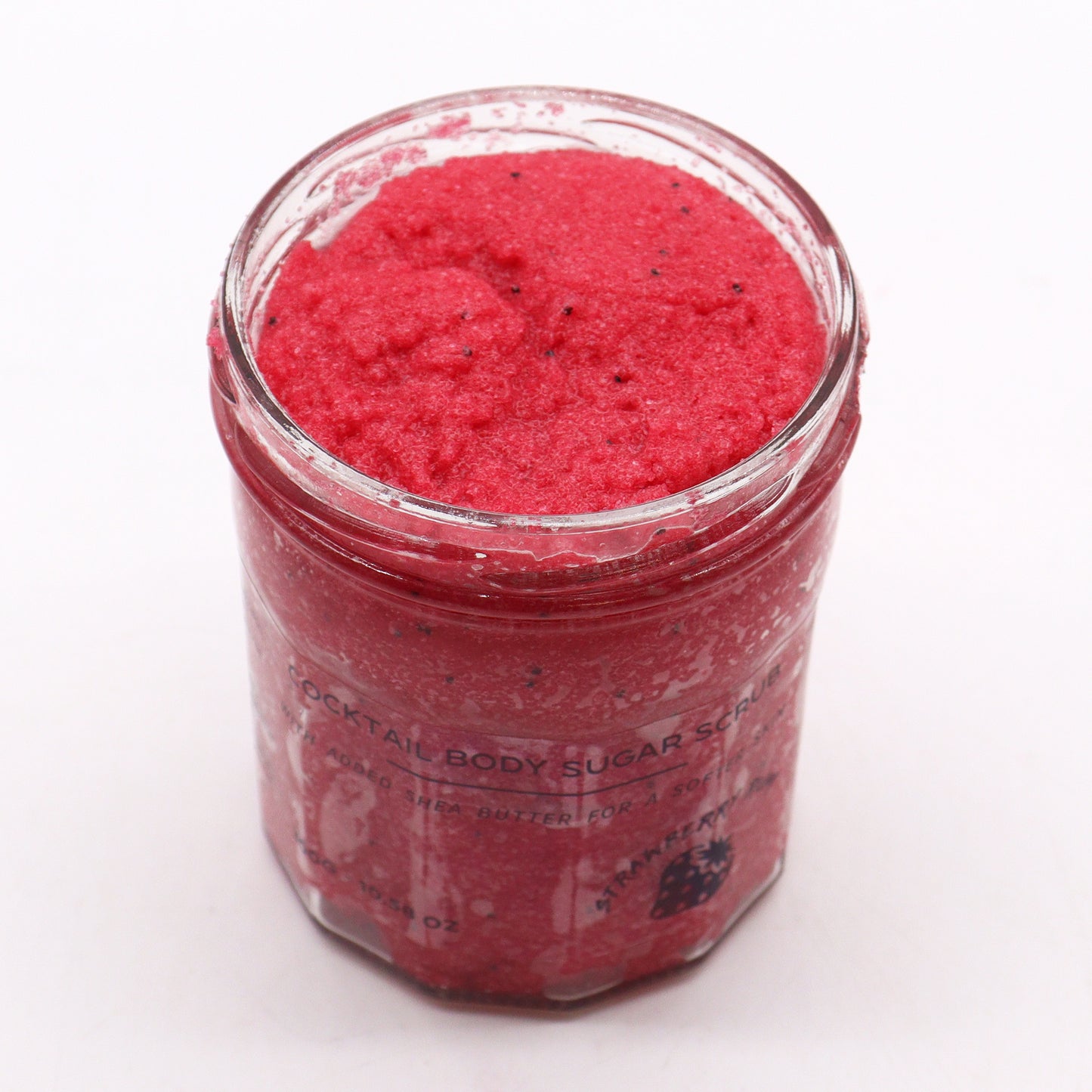 Gommage corporel au sucre parfumé - RHUM FRAISE - 300 g