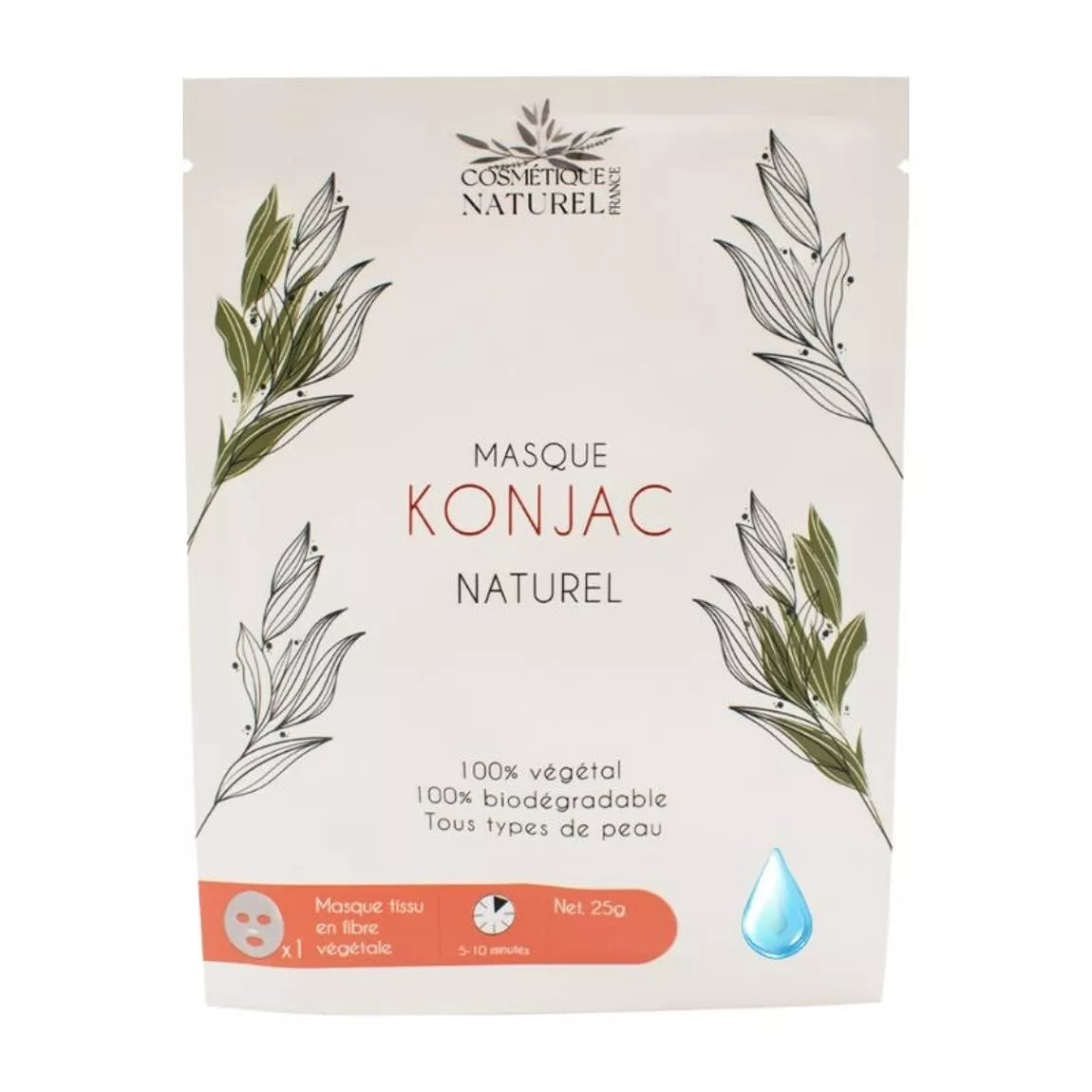Masque au Konjac - Collagène - EFFET LISSANT