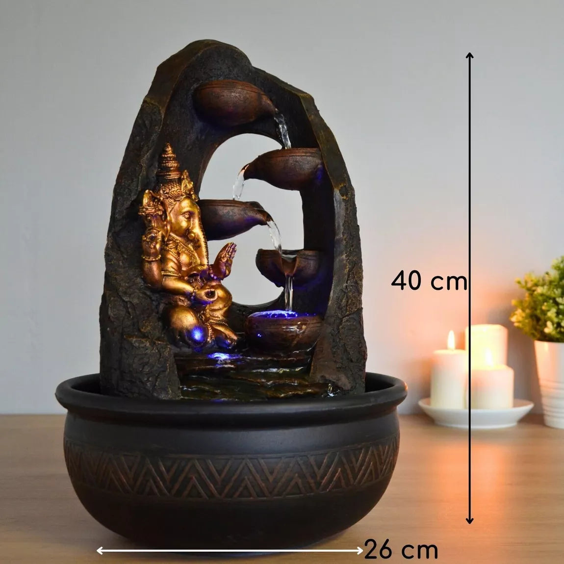 Fontaine Mystic - statuette Ganesh (40 cm)