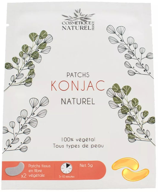 Patchs contour des yeux au Konjac - Curcuma