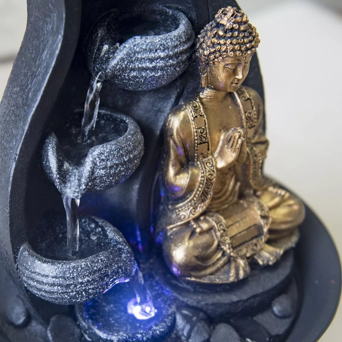 Fontaine Bouddha Praya (20x20x22 cm)