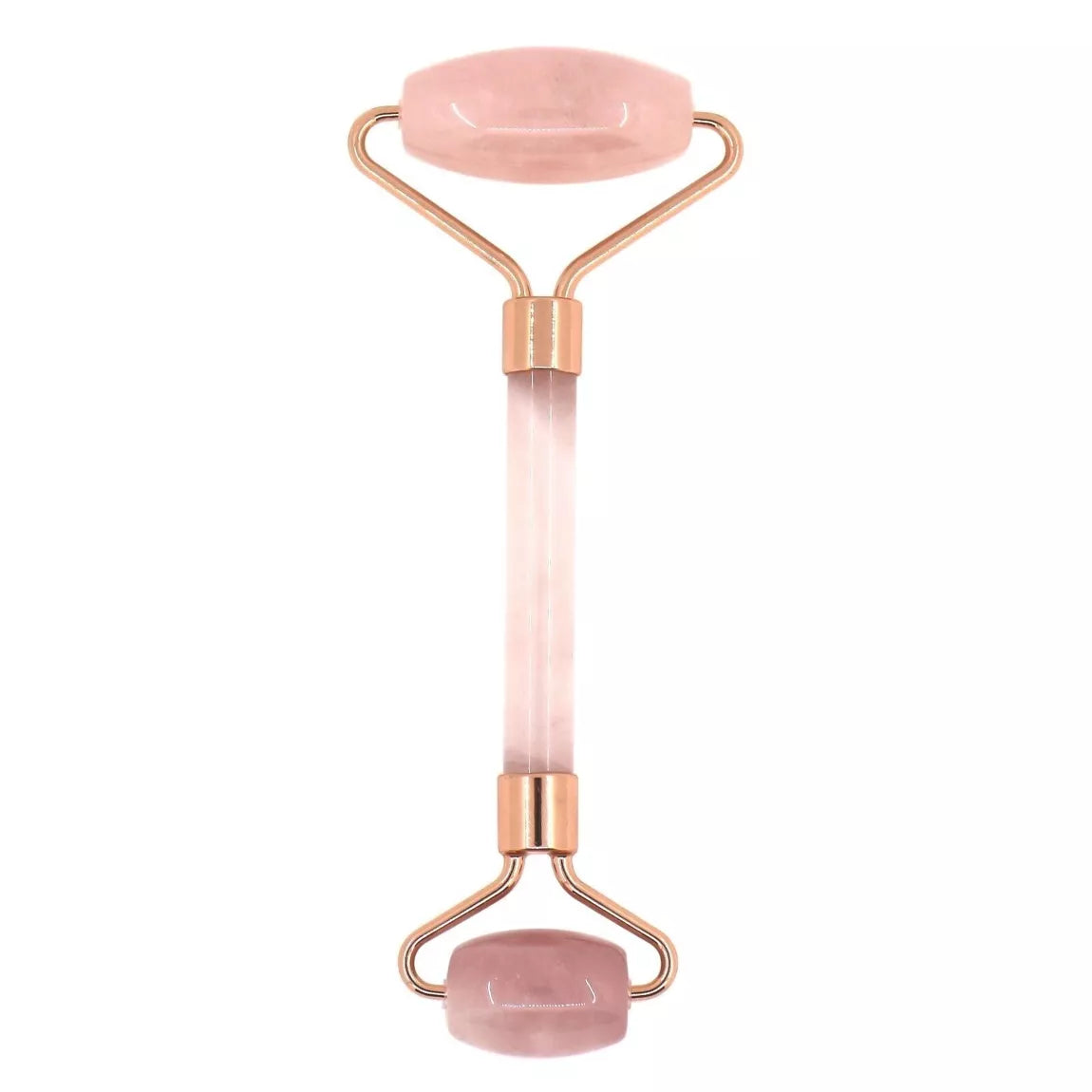 Roll-on visage en Quartz rose + housse en lin