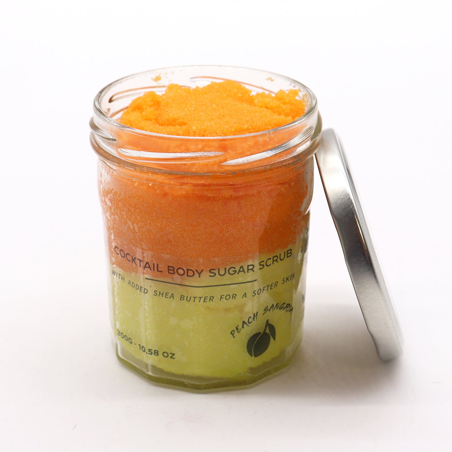 Gommage corporel au sucre parfumé - SANGRIA DE PÊCHE - 300 g