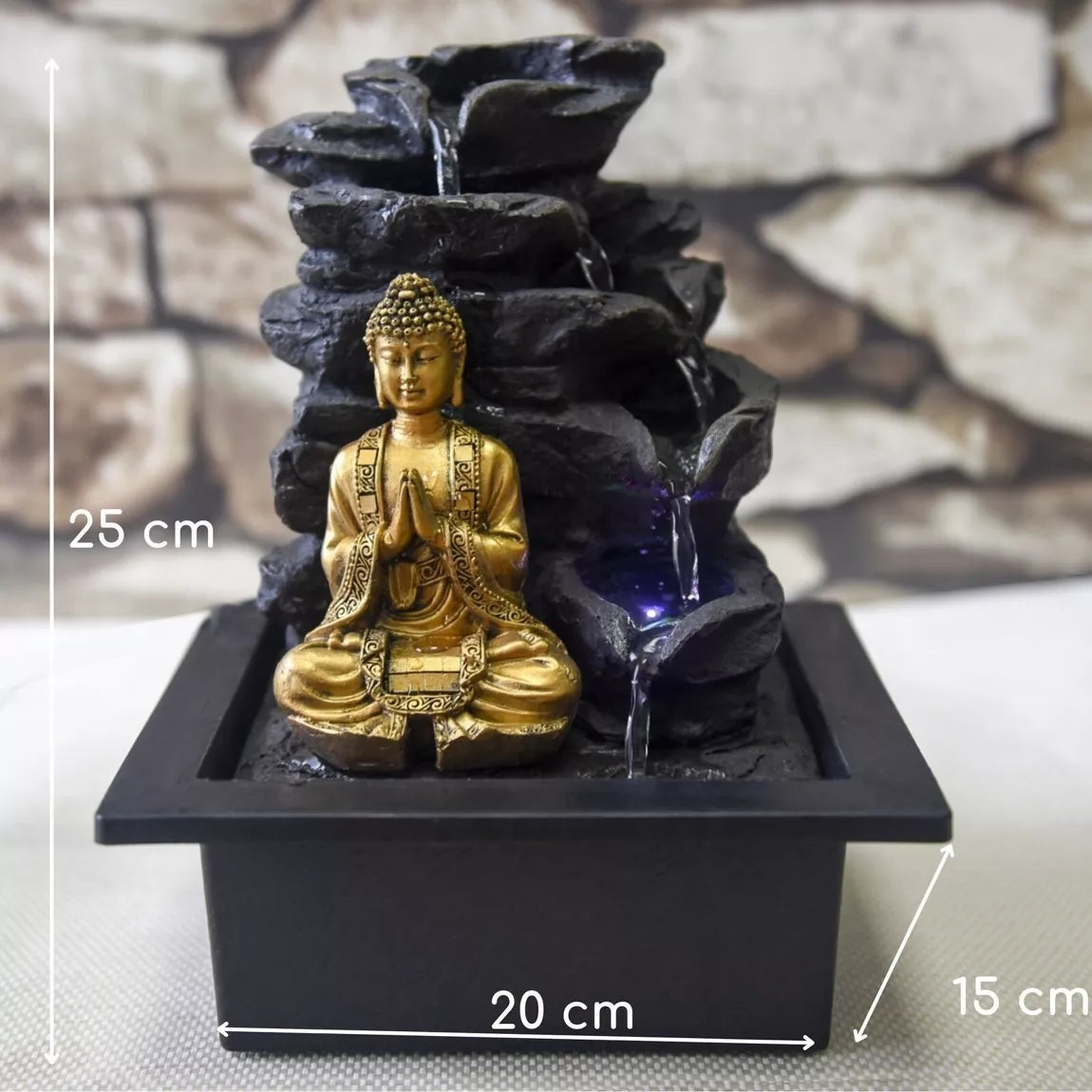 Fontaine Bouddha Shira (17x21x25 cm)