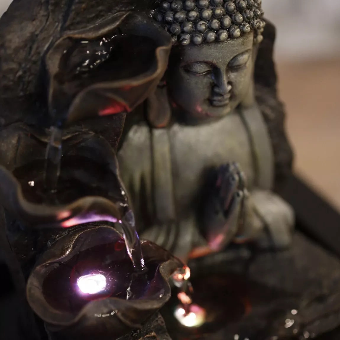 Fontaine Bouddha Spiritualité (21x21x26 cm)