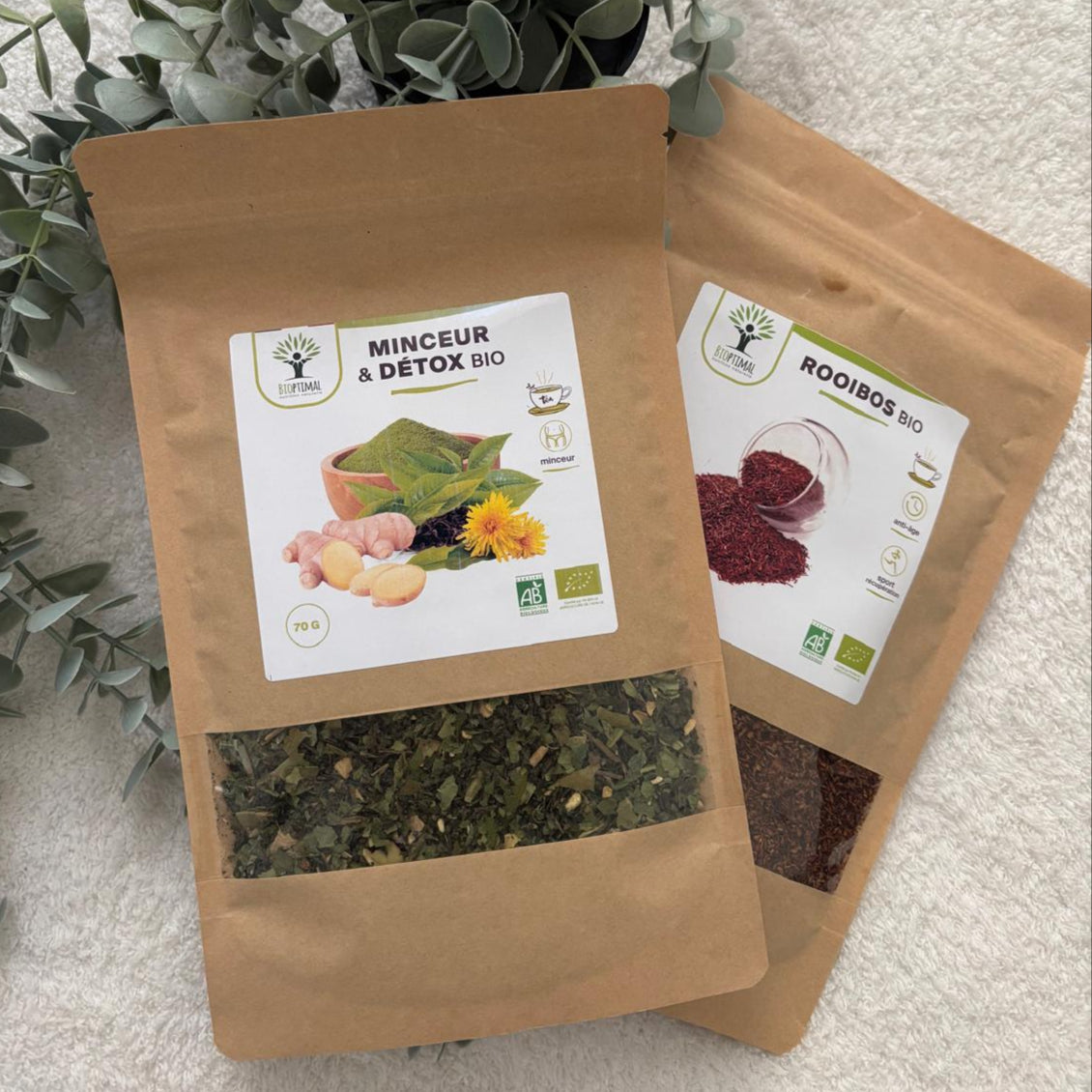 Lot thé brûleur de graisse + thé anti-stress relaxant