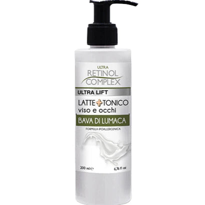 Lait démaquillant Rétinol complex à la bave d'escargot
