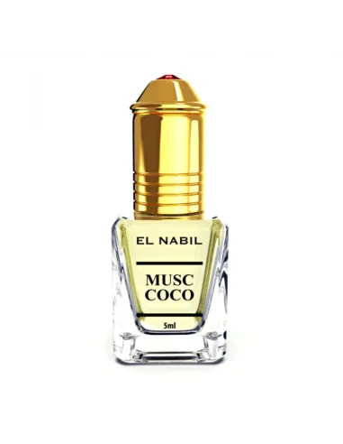 MUSC WHITE COCO - Extrait de parfum roll-on EL NABIL – 5 ml