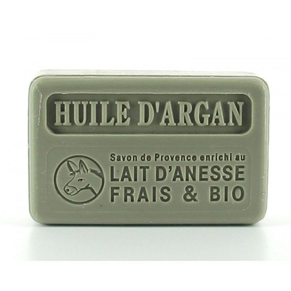 Savon au lait d'ânesse frais et bio et HUILE D'ARGAN - 100 g