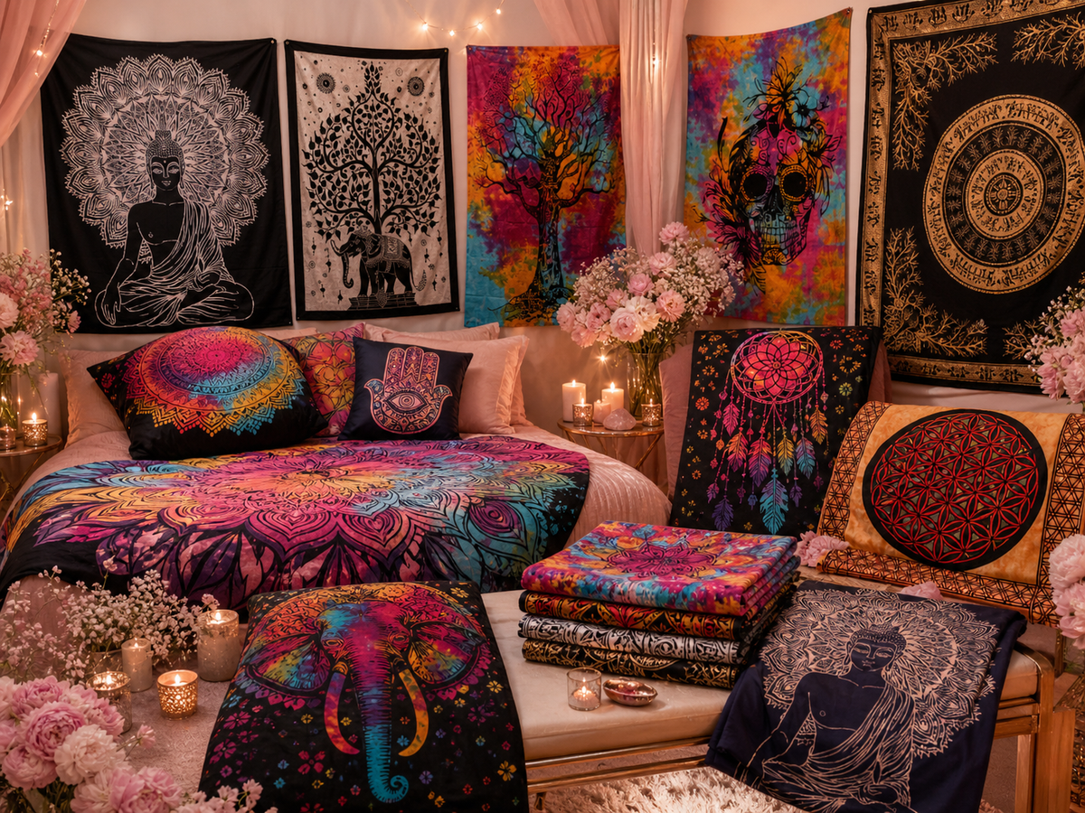 Tentures/couvre-lit