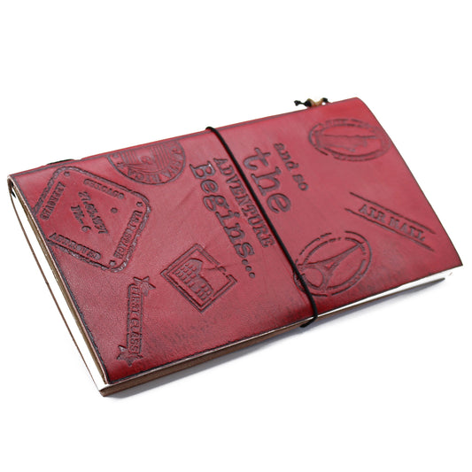 Carnets artisanaux vintage en cuir (plusieurs modèles)