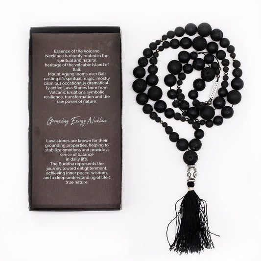 Collier essence du volcan - Énergie d'ancrage