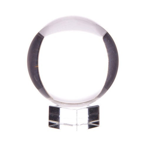 Boule de cristal sur socle - 80 mm