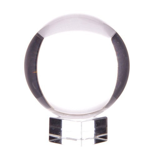 Boule de cristal sur socle - 110 mm