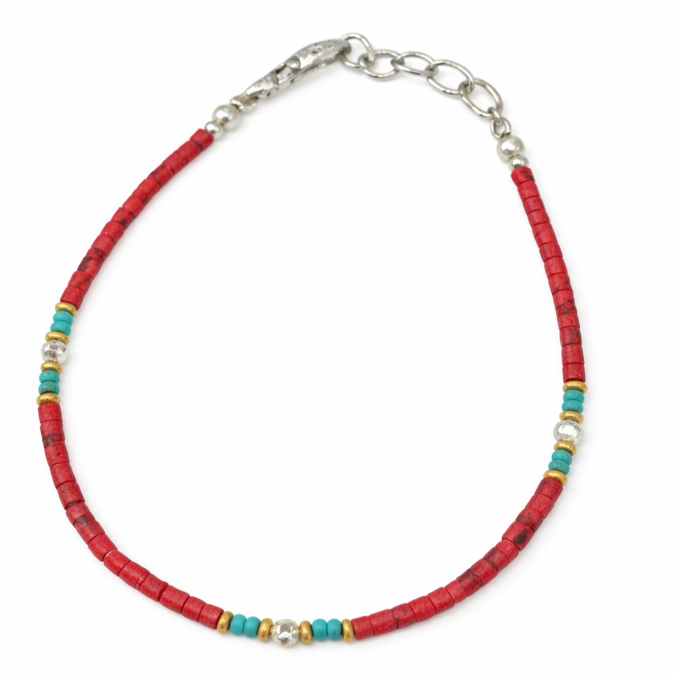 Bracelet népalais en pierre extra-fine - Plusieurs variantes