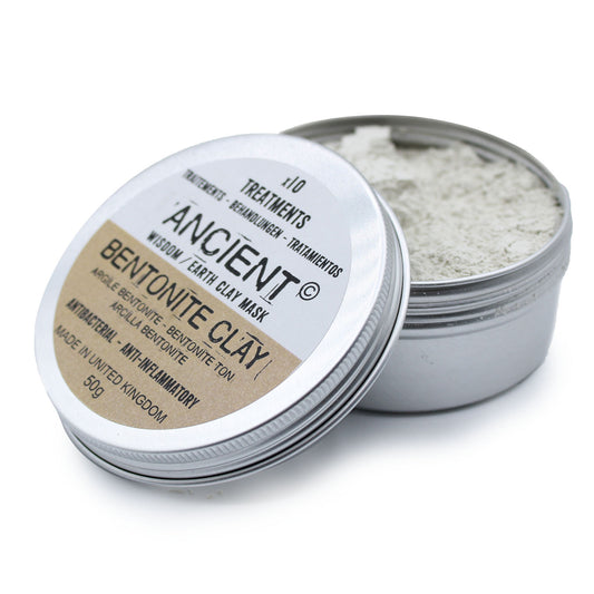 Masque pour visage en argile - ARGILE BENTONITE - Peaux normales à grasses
