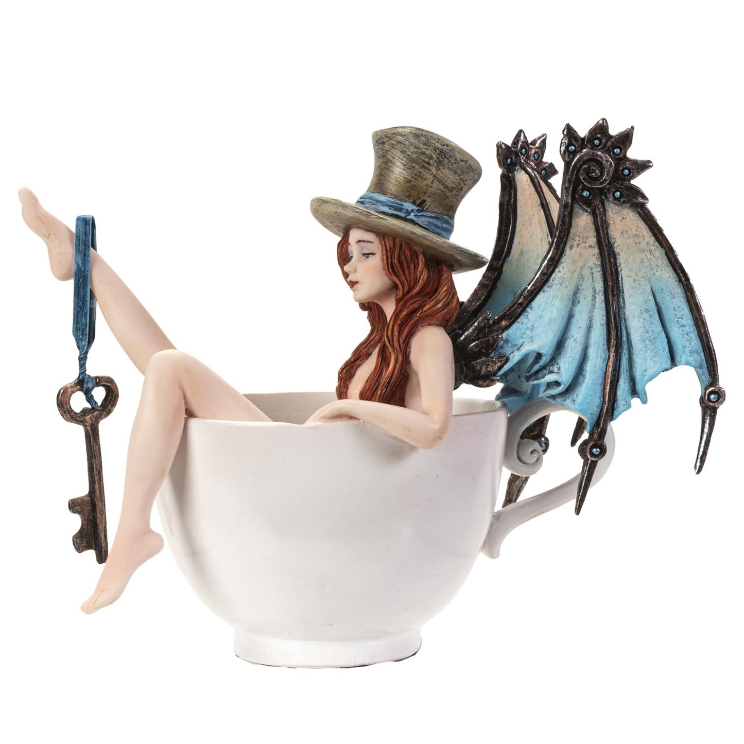 Fée baignoire Steampunk par Amy Brown (16 x 9 x 12 cm)