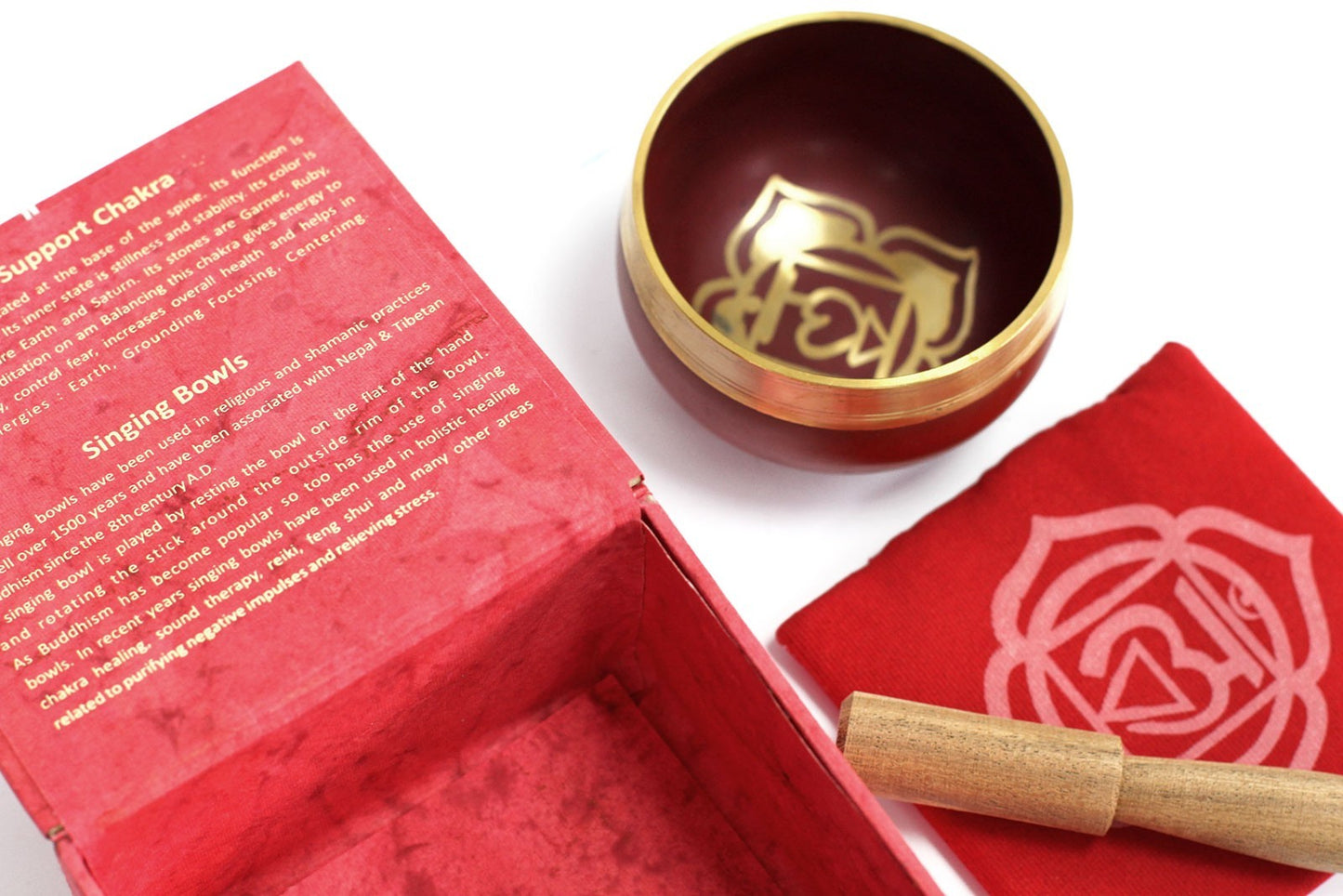 Bol chantant tibétain – Chakra RACINE