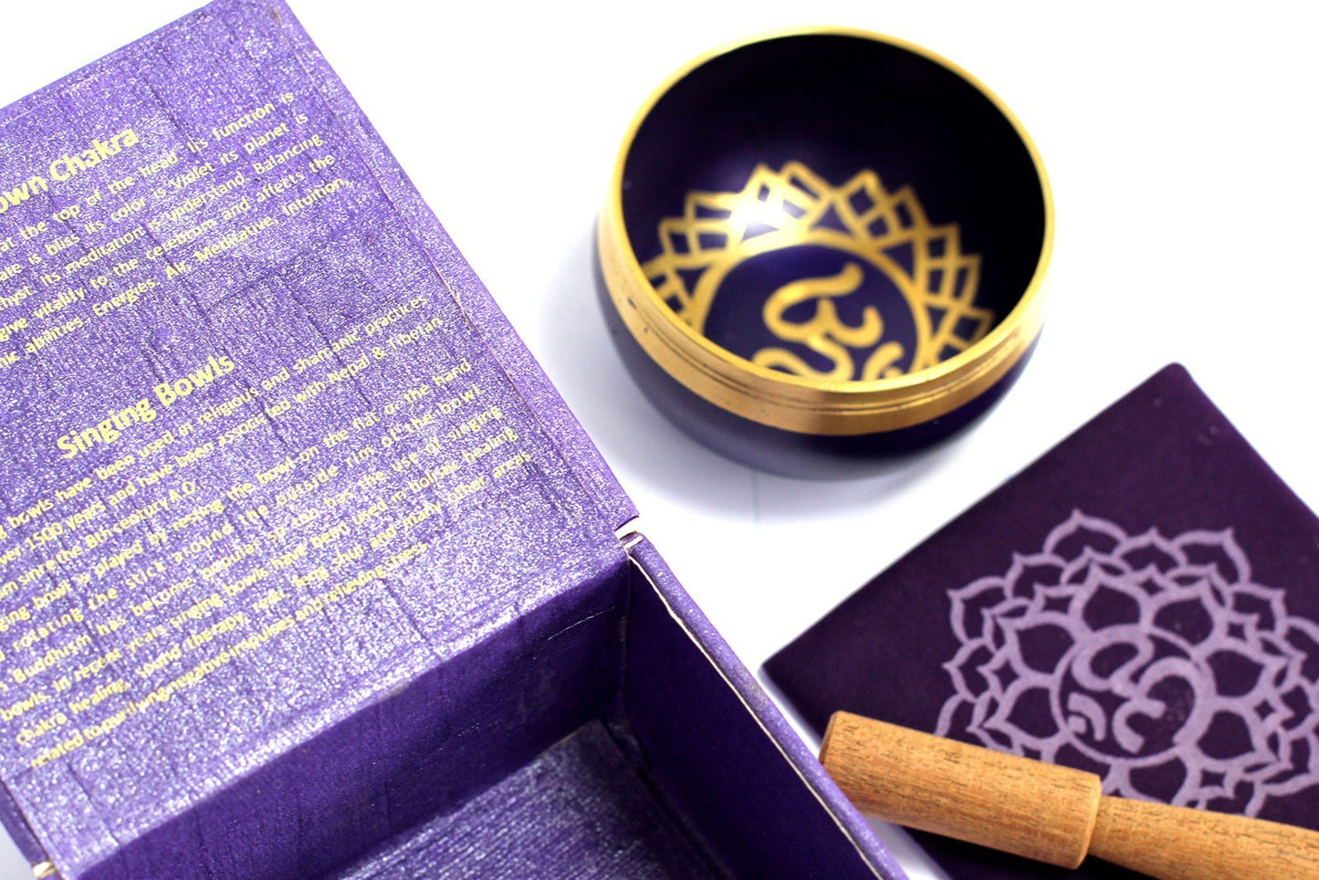 Bol chantant tibétain – Chakra COURONNE
